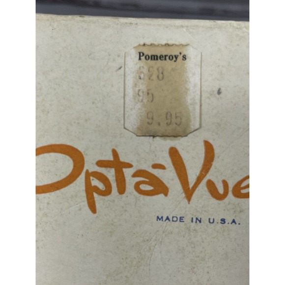 Vintage Opta-Vue Hand Held 35mm Slide Viewer With Original Box - Picture 7 of 7